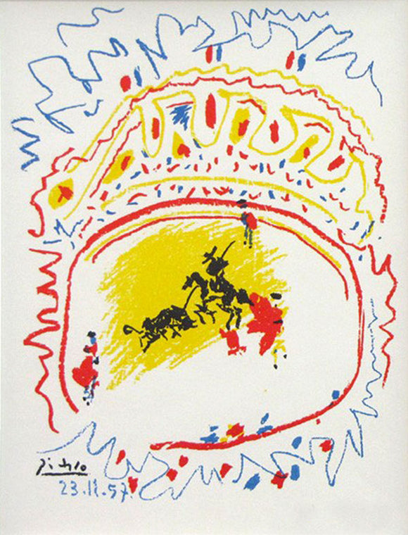 Le Petit corida Print by Pablo Picasso
