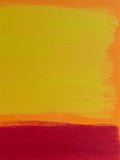 Sunset - Abstract original painting by Hollie Wood; close up 2.