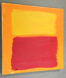 Sunset - Abstract original painting by Hollie Wood side view
