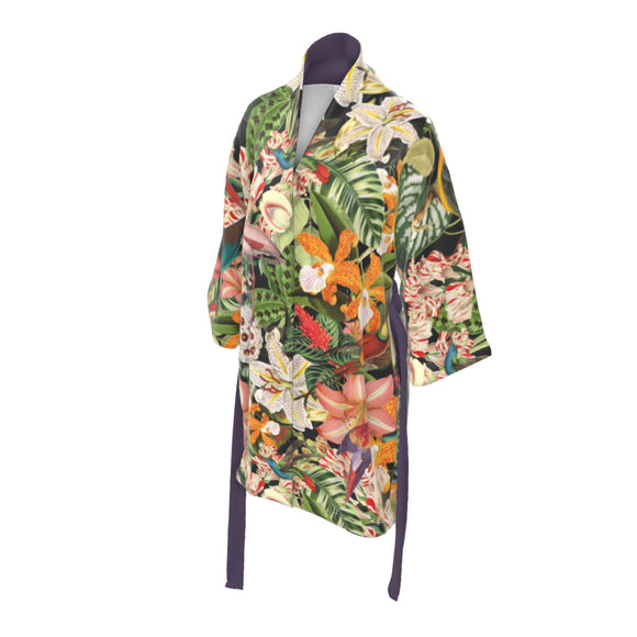 Tropical Bomb 100% Silk Kimono