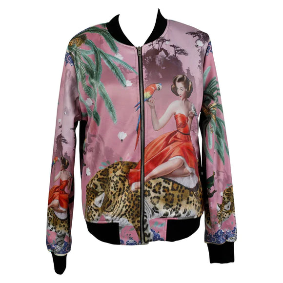 Mary Pink Bomber Jacket