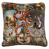 Le Cirque Du Monde Silk Cushion 40cm