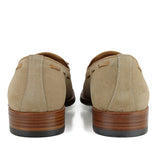 701 Enzo Tassels Loafer <br> Suede Leather Milkshake