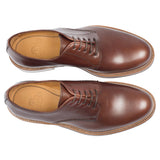 1160 Ettore Derby <br> Calfskin Leather Brown