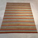 6' x 8' Very Fine Hand Woven Modern Style Kelim area rug