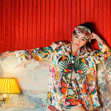 Paradise Lost "Day" - Woman's Silk Pyjama Blouse