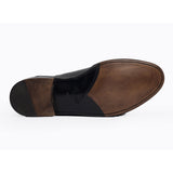 1207 Rossano Oxford <br> Calfskin Leather  Black