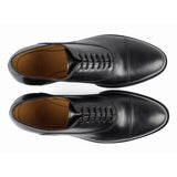 1207 Rossano Oxford <br> Calfskin Leather  Black