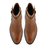 1213 Rossano Ankle Boot <br> Calfskin Leather Brown