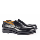 1032 Ugo Penny Loafer <br> Calfskin Leather Oldbox Black