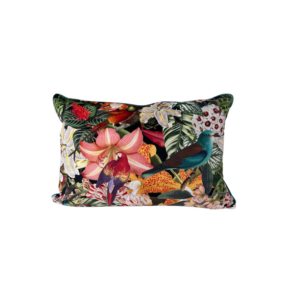 Tropical Bomb - Luxury Velvet Cushion 50x30cm
