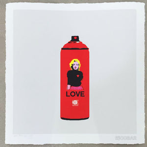 E$COBAR - LOVE SPRAY CAN - SPECIAL EDITION ON DECKLE EDGE PAPER!