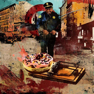 Banksy Donut Print - Robert Hilmersson.