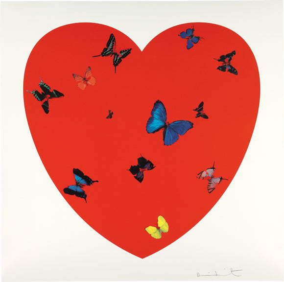 All you need is love print by Damien Hirst