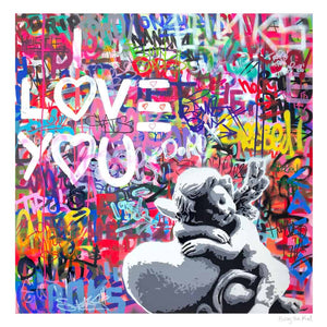 i-love-you limited edition print by Billy the kid
