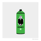 E$COBAR - Money Spray Can (Framed)