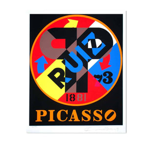 Picasso print by Robert indiana 