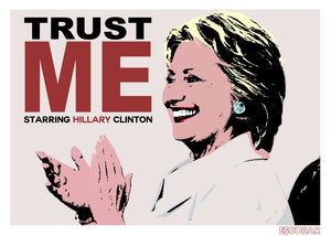 hillary clinton limited edition print by Escobar