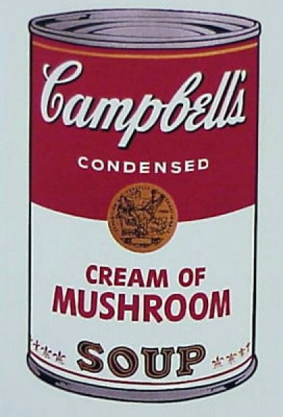 Campbell's Soup Can Print by Andy Warhol