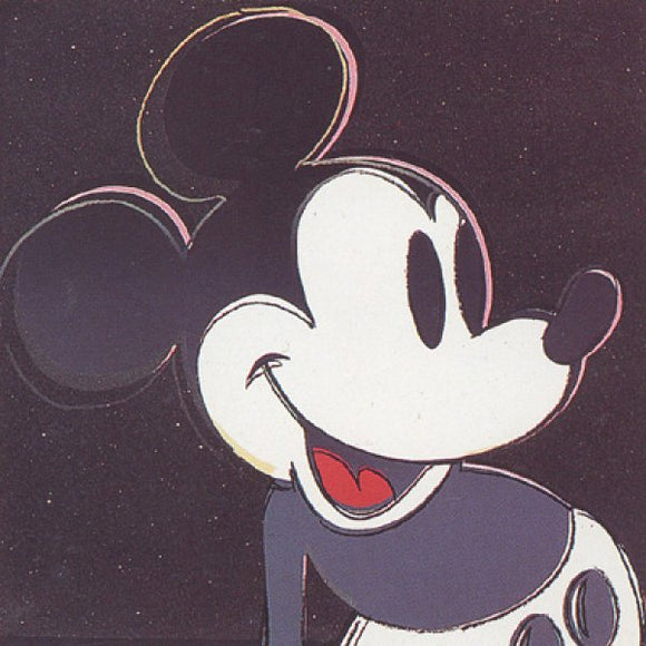 Mickey Mouse Print by Andy Warhol