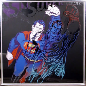Superman Print by Andy Warhol