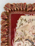 Aubusson Cushion Cover - Musical Red