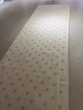 Small Squares Ivory design rug runner
