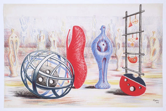 Sculptural objects limited edition print by Henry Moore