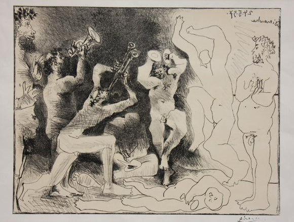 Danse des faunes Print by Pablo Picasso